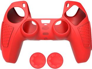 HICLE Cover for PS5 Controller with Anti Slip Grip & 2 Thumb Grip Soft Protective case  Gamepad