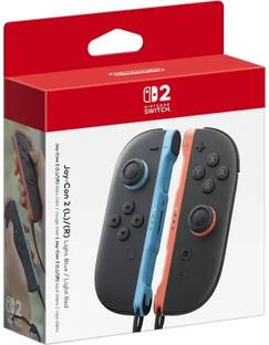 NINTENDO Switch 2 JoyCon Controller Pair Red&Blue|HD Rumble|Magnetic Snap-On Bluetooth  Gamepad