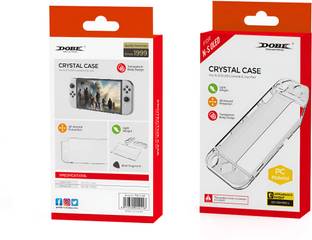 HG WORLD Dobe Crystal Case TNS-1133B Transparent Cover For Nintendo Switch Oled & Joy-Con  Gamepad