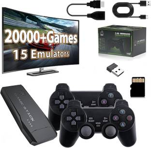 SHAILRON Games Console Stick 2.4g Wireless Gamepad Controller USB Built-in 21000 Wi-fi  Gamepad