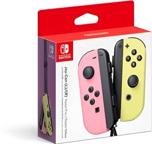 NINTENDO SWITCH Joy-Con (L)/(R) Pastel Pink/ Pastel Yellow Wireless Gaming Controller Bluetooth  Gamepad