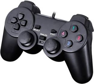 markif VIBRATION MODE GAMING JOYPAD CONTROLLER FOR PC/LAPTOP (BLACK) USB  Gamepad