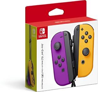 NINTENDO SWITCH Joy-Con (L)/(R) Neon Purple/ Neon Orange Wireless Gaming Controller Bluetooth  Gamepad