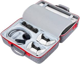 Adofys PS5 Carrying Case Bag for PS5 Console Gamepad, Travel Bag - Grey  Gaming Accessory Kit