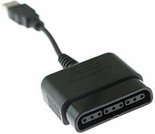 Tech Aura PS2 to PS3/PC Controller Converter Cable Cord USB Adapter for PS3 PC pack of - 1 Gaming Adapter
