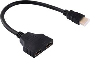 OG X NEXA WITH DEVICE HDMI Cable 0.315 m HDMI Splitter Adapter Cable HDMI 1 in 2 Out Male to Dual