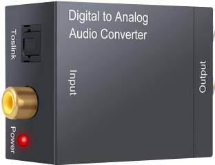VOOCME  TV-out Cable Digital to Analog Audio Converter, Toslink Coaxial DAC Converter(VOOCMEC-CVT-62)