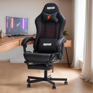 Drogo AetherX Ergonomic Gaming Chair PU with Armrest,Neck & Massager Lumbar Pillow Gaming Chair