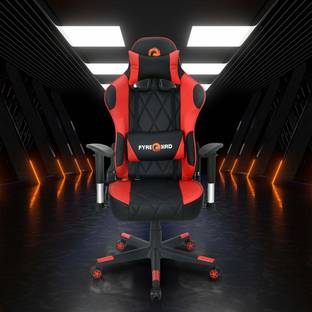 Fyrebird by Nilkamal Marvel Ergonomic Gaming Chair with Adjustable Seat | Arms | Headrest Gaming Chair