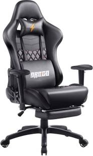 Drogo Multi-Purpose Ergonomic Gaming Chair with Head & USB Massager Pillow, PU Leather Gaming Chair