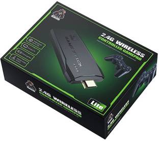 HG WORLD M8 Retro Game Stick Console 4k 2.4G Dual Wireless game box video games for tv with Plug & Play, gaming consoles for tv video game handheld 64 GB with HDMI Output 9 Emulator, Video Game Hand tv With TV Game Set, Best Gift for All Ages