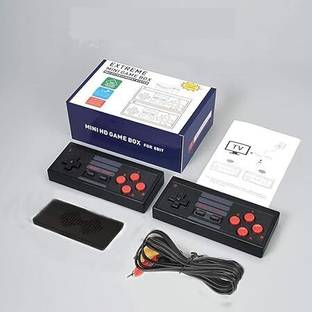 HG WORLD Retro Extreme Mini Game Box Wireless Classic Portable Gaming Console 1 GB with Preinstalled 500 + Classic Games, Super Contra & Many More Games, AV-OUTPUT