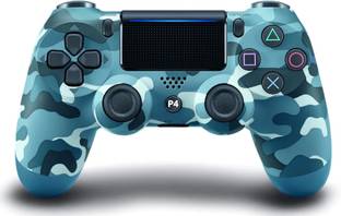 Maizic Smarthome Funetic Blue Camo Themed Bluetooth Wireless P4 Gaming Controller For PS4/PS4 Pro NA GB