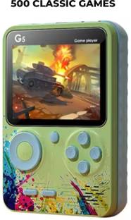 MOBIZAC Portable Mini Video Game for Kids with Video Controller with 500 Games Super Mario Series Contra Series Street Fighter