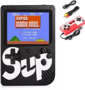 Qaz 400 in 1 Sup Game Box USB Rechargeable Console with 2 Player Remote Controller N/A GB with Inbuilt 400 Games, Super Mario, Mario,Snow Bros, Turtles,Adventure Islandad