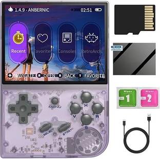 EXtreme RG35XX Retro Handheld Game Console 64 GB with 30000+ Game, with Linux System 3.5 Inch IPS Screen, Built-in 64G TF Card