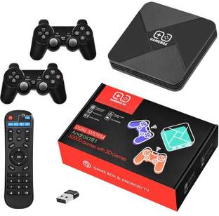 PTCMart G5 Hd 4K Video Console Gamebox Retro Games With Tv Android Wireless Controller 64 GB with CPS FC GB GBA GBC MD SFC N64 PS1 ATARI