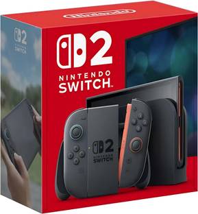 NINTENDO Switch 2 Gaming Console| The Ultimate 3-in-1 Gaming Powerhouse| Next Version | Play: TV, Tabletop or Handheld With 4K HDR| Built-in GameChat & Video Chat 256 GB with Joy-Con 2 with Magnetic Snap, Smart & Super Portable, Best Value for Gamers