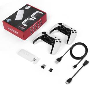 M22 Retro Game Stick Console with 2.4G Dual 2 Player Video Games For TV Wireless Gamepad Gaming Console for TV Video Game for Kids (Best Gift & Fun) All Ages 64 GB with 50+ Emulator, Full HD HDMI Output, TV Game Set, Sup Game Box , Mini Video Game Hand TV (Black, Game Box, Remote Hand Video Game for Kids,Loved by Fans of Console Gaming PS2 PlayStation 2 , PS3 PlayStation 3, PS4 PlayStation 4, Mini PlayStation 5 PS5,PS1,PSP,PVP,PS VITA, Xbox Series X, Nintendo Switch 2) (InBuilt with 30000+Videogame like Call of Duty,NFS Most Wanted,Tekken 3)