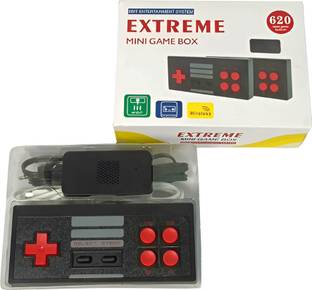 HG WORLD Retro Extreme Mini Game Box Wireless 500+ Built in Classic Tv Video Game Console Children's Toy Revisit Childhood 1 GB with Portable 8 Bit Game Box, Super Contra & Many More Games, AV Output