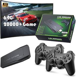 HDMI Output 2.4G M8 4K Stick 20000+ Classic Retro Game 64 GB 15 Emulators 64 GB Exclusive Edition