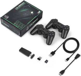 HG WORLD M8 Retro Game Stick Console 2.4G Dual Wireless Gamepad 64 GB with Plug & Play, Revisit Childhood,Retro Game Box (Best Gift & Fun) for All Ages 64 GB with Full HD HDMI Output 9 Emulator, Video Games for Tv, Gaming Console