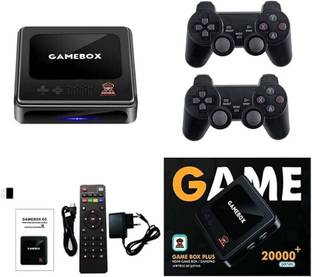 Playtastic G10 Retro Game Console 25000+ Games Classic 64 GB with 3D Video Game Consoles, 2 Wireless Controllers