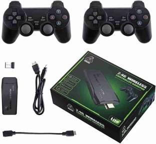 AOKO 4K HDMI Game Stick Video Game Console 2 Wireless Controller 64 GB with Yes