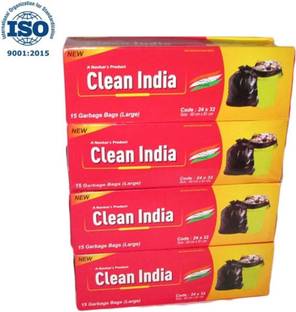 KALP CRAZE Dustbin bags large size garbage bags largesize+ Oxo Biodegradeable 70L(60Bag ) Large 70 L Garbage Bag  Pack Of 60