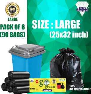 Blue Diamond Garbage bags 25*32 large size for restaurant pantry Oxo Biodegradeable 90 Bags Large 70 L Garbage Bag  Pack Of 90