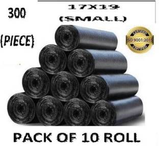 CartVallue A_MRK/GARBAGE/300/17*19/10 Small 10L L Garbage Bag  Pack Of 300