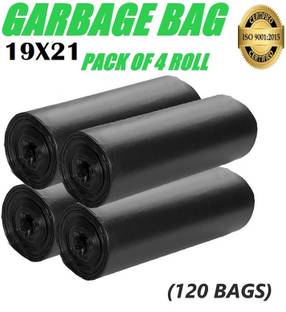 ASCREATION Dustbin Covers Clean Home Biodegradable Garbage bags 120 Pcs Medium 12 L Medium 12 L Garbage Bag  Pack Of 120