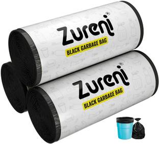 Zureni OXO-Biodegradable Trash Waste Basket Dustbin Bag Medium 48 x 53cm-30 Pcs/roll Medium 7 L Garbage Bag  Pack Of 90