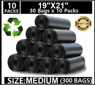 SEVENTEENSTITCH PREMIUM Garbage Bag 30 Bags X 10 Roll Medium 5 L Garbage Bag  Pack Of 300