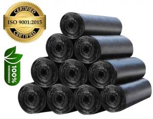 SEVENTEENSTITCH Biodegradable Garbage Bags 19 X 21 Inches Medium Size Plastic Dustbin (Black Medium 15 L Garbage Bag  Pack Of 300