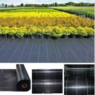 AGRITECH Weed Mat 1 Meter (3.25 Feet) Width 50 Meter (160 Feet) Length 110 GSM Mat Garden Mulch
