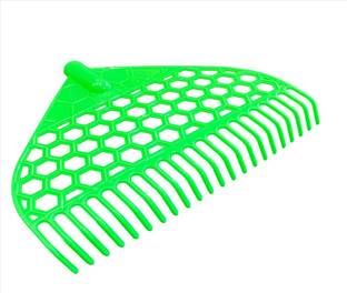 Q8 Twinkle Replaceable Plastic Garden Rake|Leaf Rake|Lawn Rake 22 Teeth-Without Stick Garden Pick