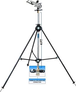 automat Harit 1inch Rain gun set with stand & 75mm (c) type connector for irrigation 0 L Tank Sprayer