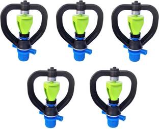 TWENOZ Mini Butterfly Water Sprinkler for Garden Agriculture Irrigation Lawn Pipes Poultry Farm Use, Male Thread 1/2( 0 to 70 ltr 360degree flow) 1 L Hose-end Sprayer