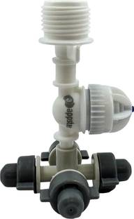 Appster 25pcs 4 Way Fogger Assembly Complete 1/2" Threaded with Anti-Drip Check Valve 100 L Hose-end Sprayer