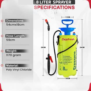 shakti MANUAL SPRAY PUMP MACHINE 7 DAY WARRANTY AGRICULTURAL 8 Litres GARDEN SPRAYER 47 8 L Hand Held Sprayer
