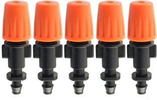 Appster 5pcs Drip Irrigation Misting Nozzles Dripper Spray Emitters Sprinkler Fogger 100 L Hose-end Sprayer