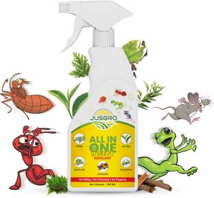 JusGro All-in-One Insect Repellent: Ants, Bedbugs, Lizards, Rats & More | 250ml