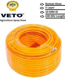 Veto Korean Spray Hose 5 Layer 10 MM Internal Diameter With 100 Meter Length Hose Pipe