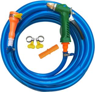 MASHKI 10 Meter (32.5 Feet) 1/2 Inch Flexible Pipe With Water Sprayer 0 L Hose-end Sprayer