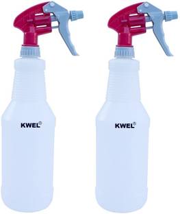 KWEL Car Detailing Unbreakable Empty Spray Bottles Double-Shot Trigger(Pink)pack of 2 1 L Hand Held Sprayer