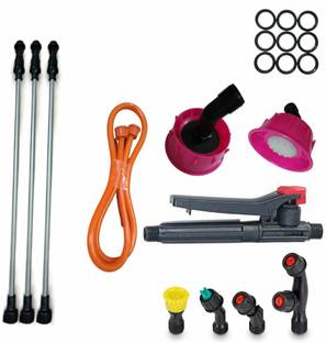 agri max gardens GARDEN SPRAYER KIT (PACK OF 3 Lance) all types nozzles 16 L Backpack Sprayer