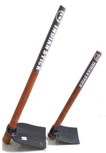 JCT IRON SPADE WITH WOODEN HANDLE 70CM AND MINI IRON SPADE WITH WOODEN HANDLE 50CM Garden Tool Kit