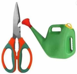 AGT Gardening Tools Setand 5-Liter Premium High-Grade Plastic Watering Can Garden Tool Kit