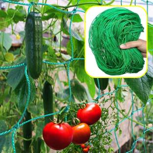 ecofynd Garden Trellis Netting for Climbing Plants Outdoor, 6x3 ft Plant Creeper Net Garden Tool Kit